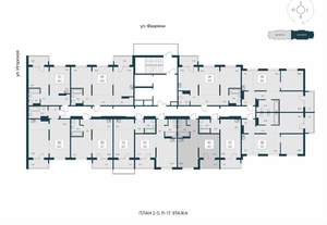 1-к квартира, вторичка, 38м2, 12/17 этаж