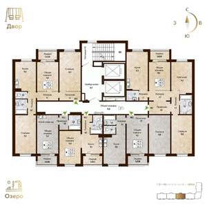 3-к квартира, вторичка, 81м2, 10/17 этаж