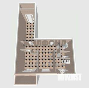 3-к квартира, вторичка, 61м2, 6/9 этаж