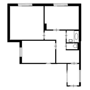 2-к квартира, вторичка, 64м2, 10/10 этаж