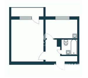 1-к квартира, вторичка, 31м2, 3/5 этаж