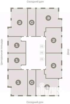 3-к квартира, вторичка, 82м2, 12/23 этаж