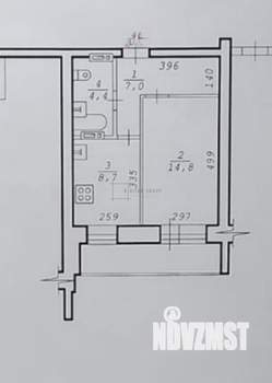 1-к квартира, вторичка, 35м2, 4/14 этаж