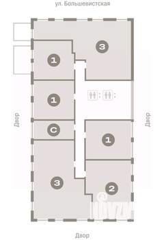 3-к квартира, вторичка, 121м2, 3/14 этаж