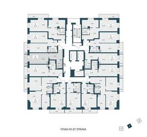 Студия квартира, вторичка, 35м2, 15/27 этаж