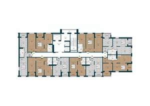 2-к квартира, вторичка, 63м2, 24/25 этаж
