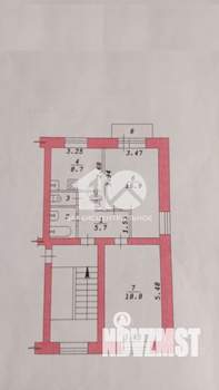 2-к квартира, вторичка, 55м2, 4/4 этаж