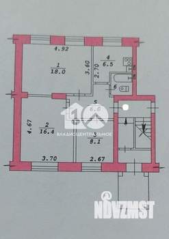 3-к квартира, вторичка, 57м2, 3/9 этаж