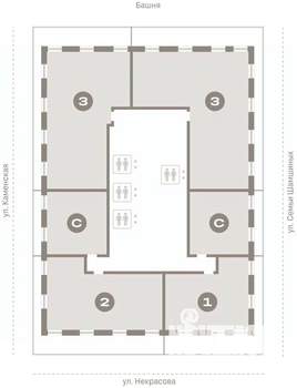 3-к квартира, вторичка, 159м2, 30/30 этаж