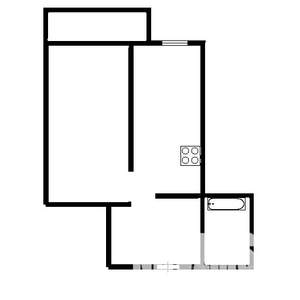 1-к квартира, вторичка, 40м2, 26/26 этаж