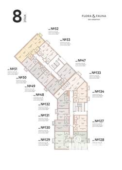 2-к квартира, строящийся дом, 42м2, 8/11 этаж