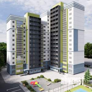2-к квартира, строящийся дом, 62м2, 1/15 этаж