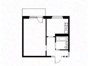 1-к квартира, вторичка, 37м2, 1/10 этаж