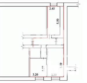 2-к квартира, вторичка, 58м2, 3/10 этаж
