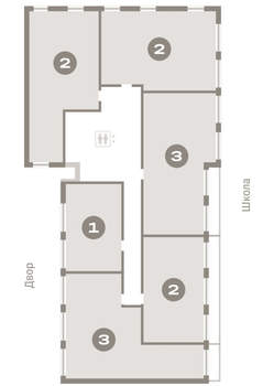 2-к квартира, вторичка, 137м2, 7/23 этаж
