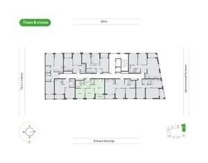 2-к квартира, вторичка, 55м2, 8/14 этаж