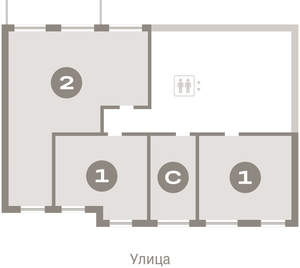 1-к квартира, вторичка, 36м2, 2/12 этаж
