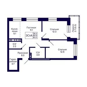 Фото квартиры на продажу (1)
