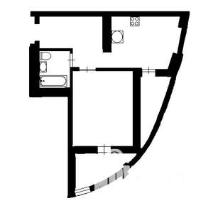 1-к квартира, вторичка, 41м2, 6/26 этаж