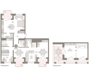 2-к квартира, вторичка, 178м2, 7/11 этаж