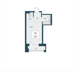 Студия квартира, вторичка, 29м2, 4/23 этаж