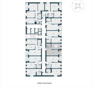 1-к квартира, вторичка, 42м2, 21/25 этаж