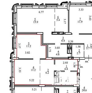 1-к квартира, сданный дом, 37м2, 18/24 этаж