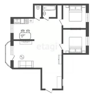 3-к квартира, вторичка, 63м2, 9/10 этаж