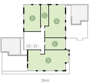 1-к квартира, сданный дом, 50м2, 7/18 этаж