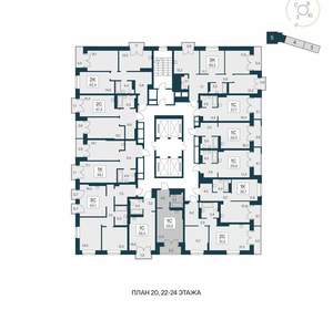 Студия квартира, вторичка, 29м2, 23/30 этаж