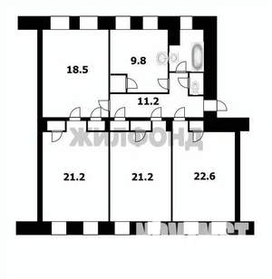 4-к квартира, вторичка, 115м2, 5/7 этаж