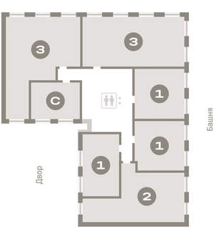 1-к квартира, вторичка, 40м2, 4/11 этаж