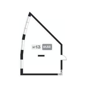 1-к квартира, вторичка, 62м2, 9/22 этаж