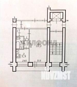 1-к квартира, вторичка, 33м2, 3/9 этаж