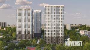 2-к квартира, строящийся дом, 41м2, 25/25 этаж