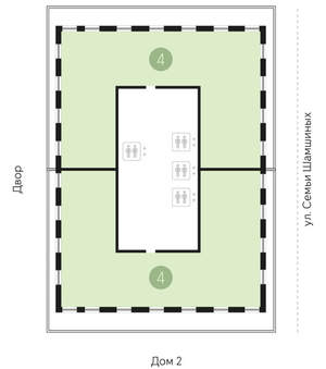 Студия квартира, сданный дом, 291м2, 30/30 этаж