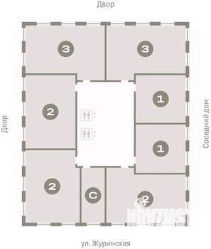 2-к квартира, вторичка, 67м2, 8/14 этаж