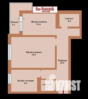 2-к квартира, вторичка, 69м2, 7/17 этаж
