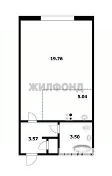 1-к квартира, вторичка, 32м2, 8/10 этаж