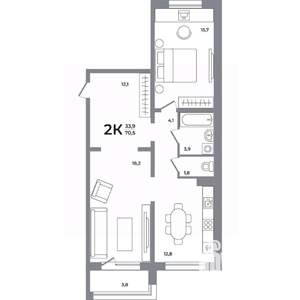 Фото квартиры на продажу (1)