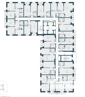 2-к квартира, вторичка, 68м2, 19/25 этаж