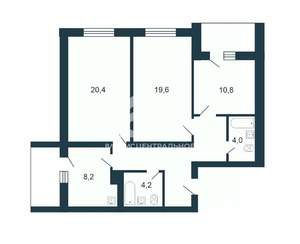 3-к квартира, вторичка, 81м2, 14/16 этаж