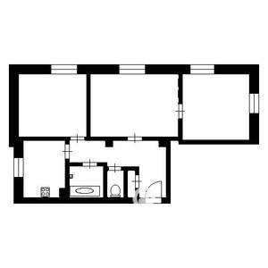 3-к квартира, вторичка, 70м2, 2/8 этаж