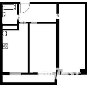 3-к квартира, вторичка, 57м2, 3/5 этаж