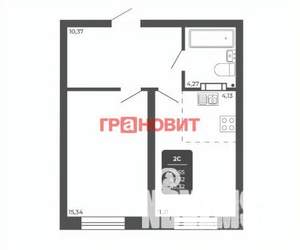 2-к квартира, вторичка, 45м2, 8/11 этаж