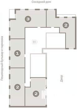 2-к квартира, вторичка, 63м2, 9/9 этаж