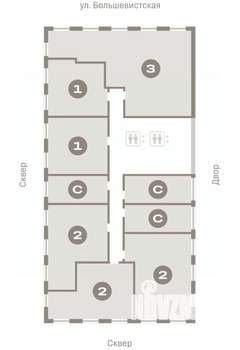 3-к квартира, вторичка, 112м2, 4/17 этаж