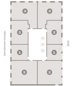 3-к квартира, вторичка, 88м2, 4/23 этаж