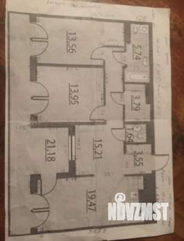 2-к квартира, вторичка, 98м2, 16/17 этаж