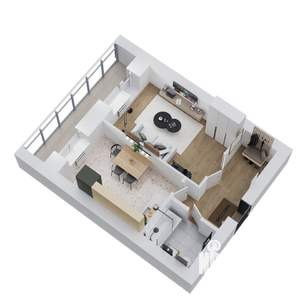 1-к квартира, вторичка, 41м2, 3/12 этаж